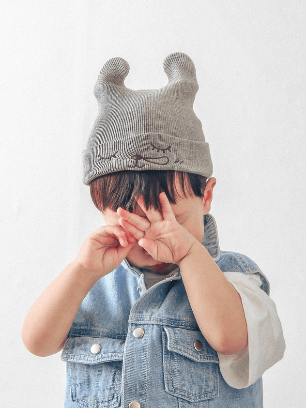 Korean Medium-thick Acrylic Knit Bucket Hat