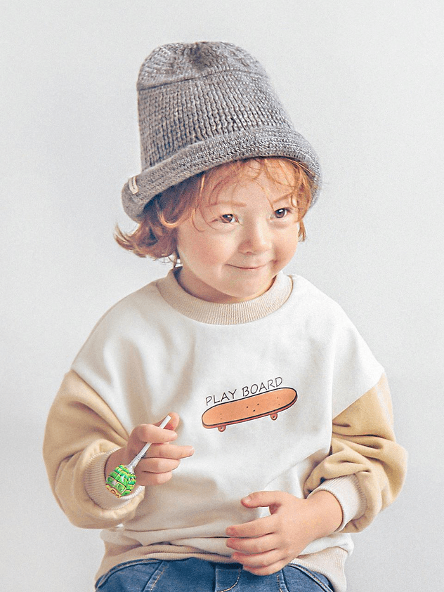 Korean Medium-thick Acrylic Knit Bucket Hat